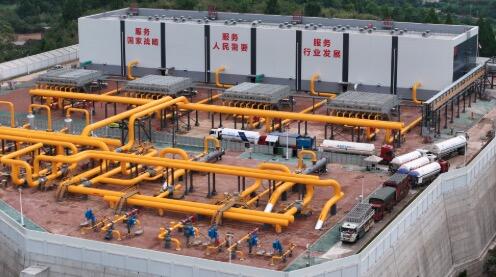 川气东送二线天然气管道首段投产进气